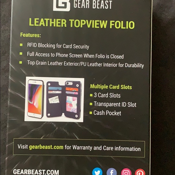 iPhone X wallet case. - Picture 2 of 2